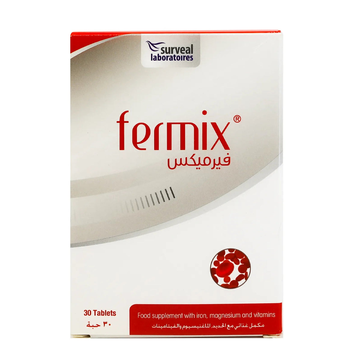 Fermix 30 Tablets Iron Magnesium And Vitamins Supplement-1