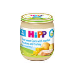 HiPP Sweetcorn With Mashed Potatoes And Turkey 125g Organic Baby Food-1