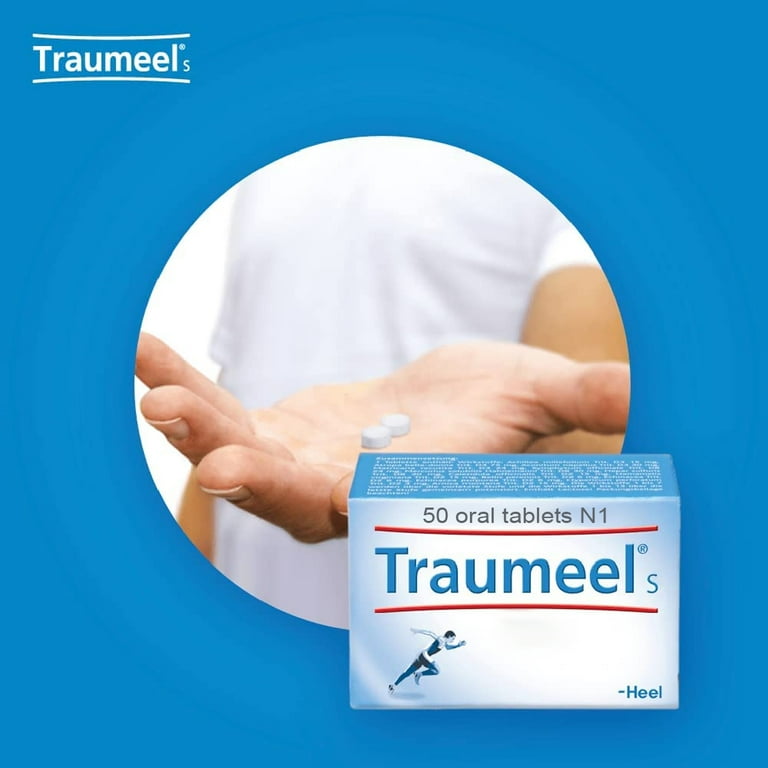 Traumeel S Tablets 50 Count Homeopathic Pain Relief Tablets-1