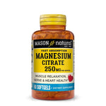 Magnesium Citrate 250 Mg Softgels, 60 Count, Muscle And Nerve Support-1