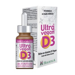 Ultra Vegan D3 Drops 8ml Vitamin D3 Supplement for Immune and Bone Health-1