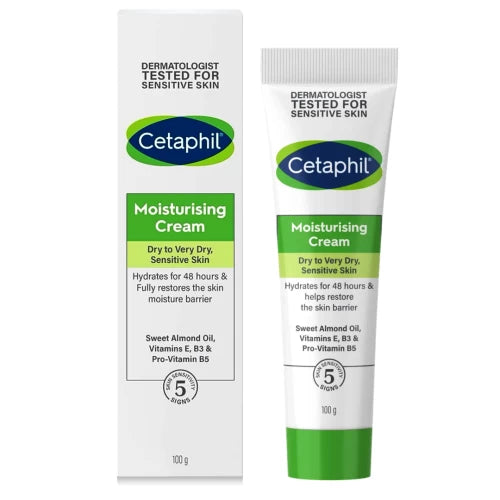 Cetaphil Moisturizing Cream 100g For Dry To Very Dry Sensitive Skin-1