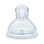 NUK Silicone Teat Size 1 Medium Flow For Milk 0-6 Months-1