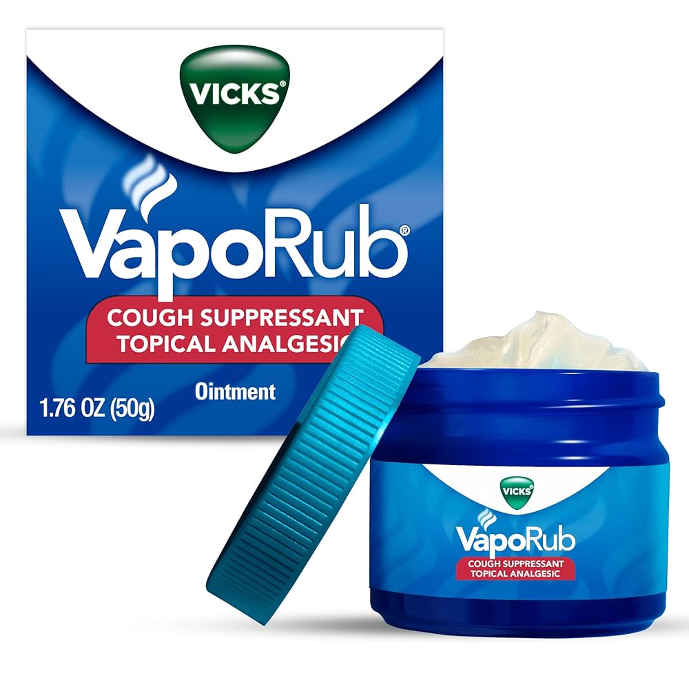 Vicks VapoRub 50g Ointment for Cold Relief, Cough and Congestion-1