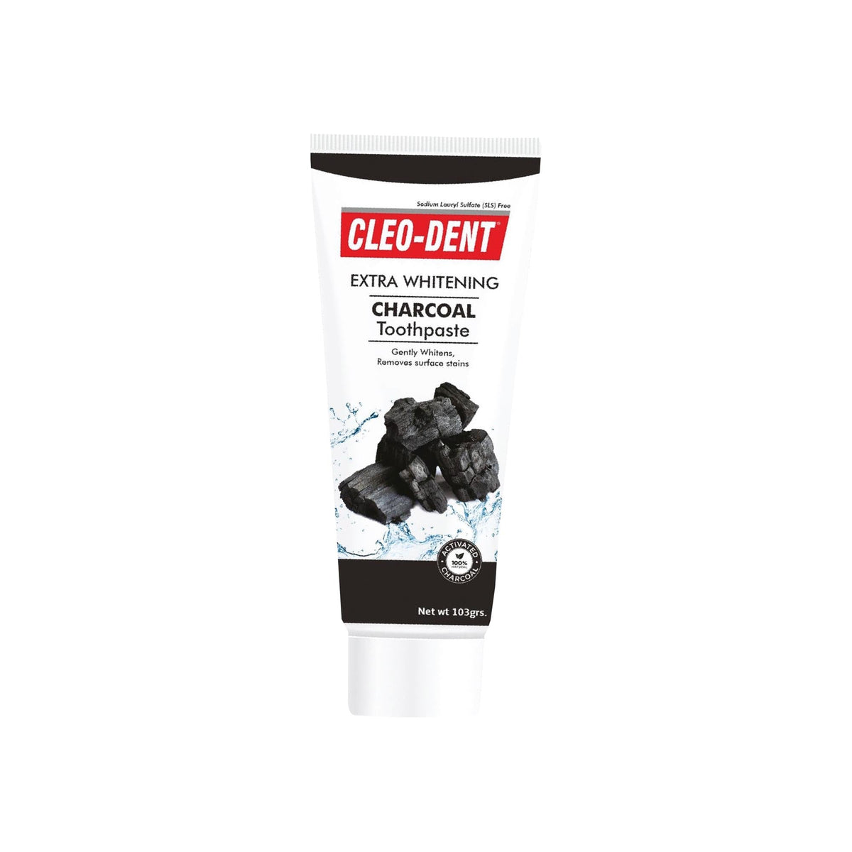 Cleo-Dent Extra Whitening Charcoal Toothpaste 75ml For Brighter Smile-2