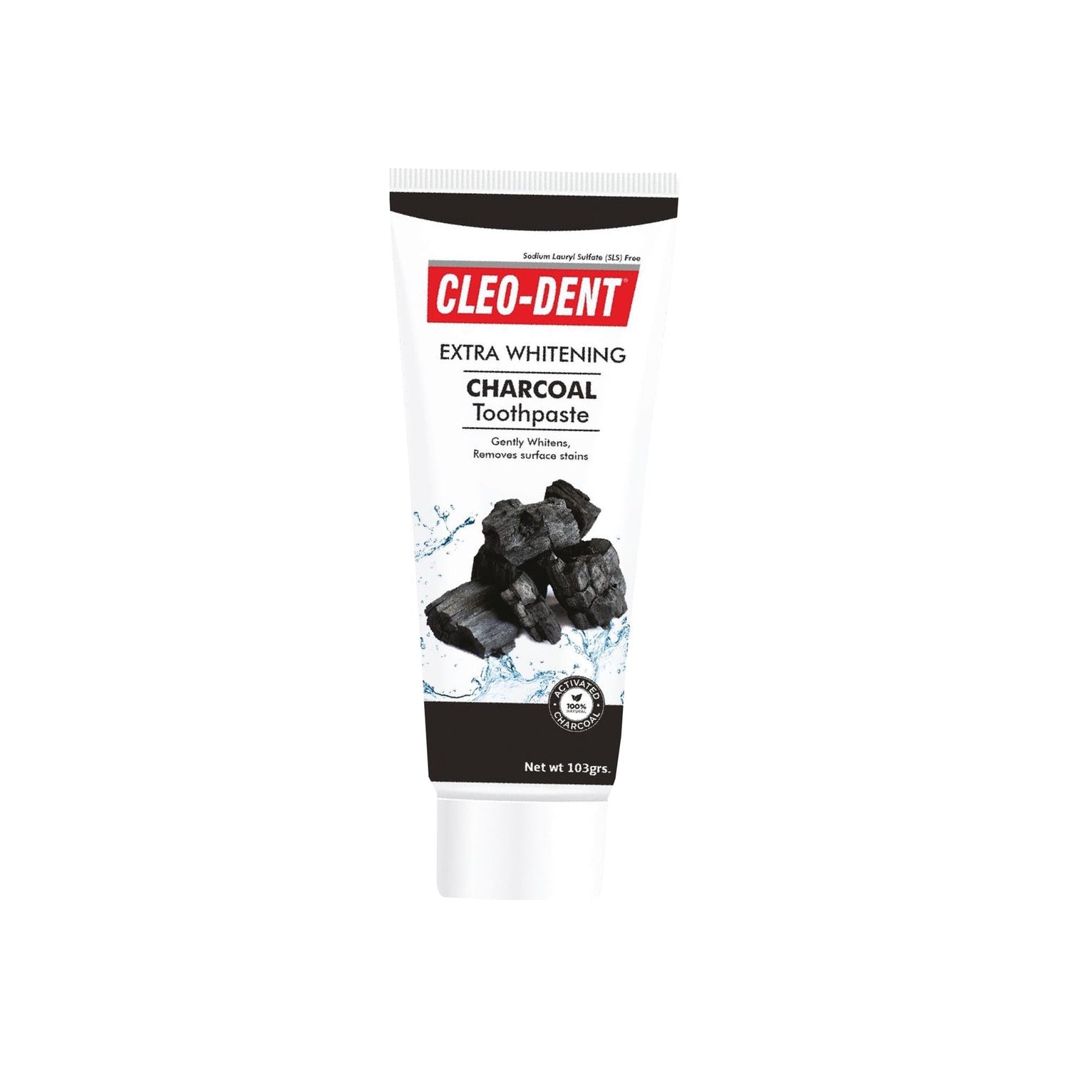 Cleo-Dent Extra Whitening Charcoal Toothpaste 75ml For Brighter Smile-2