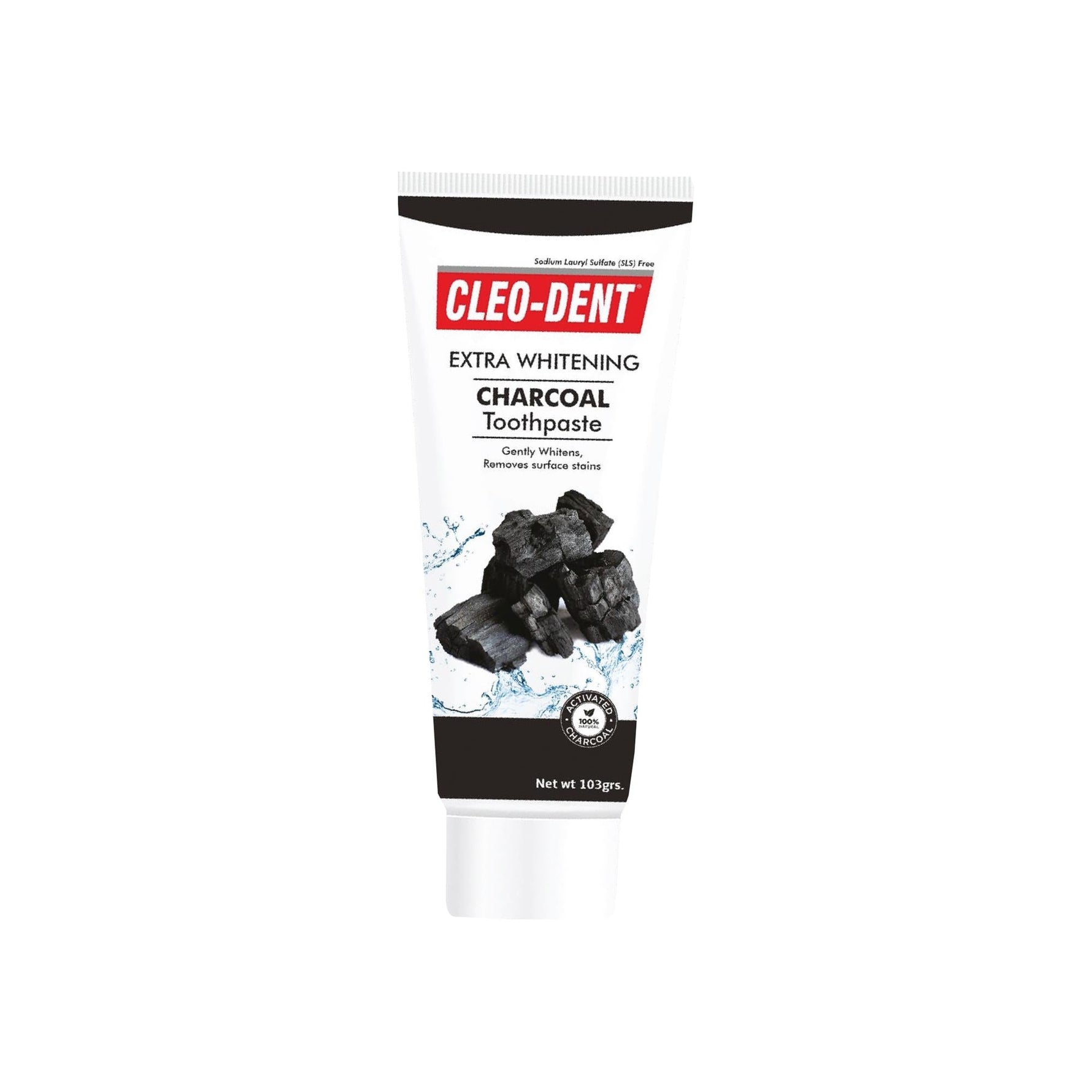 Cleo-Dent Extra Whitening Charcoal Toothpaste 75ml For Brighter Smile-2