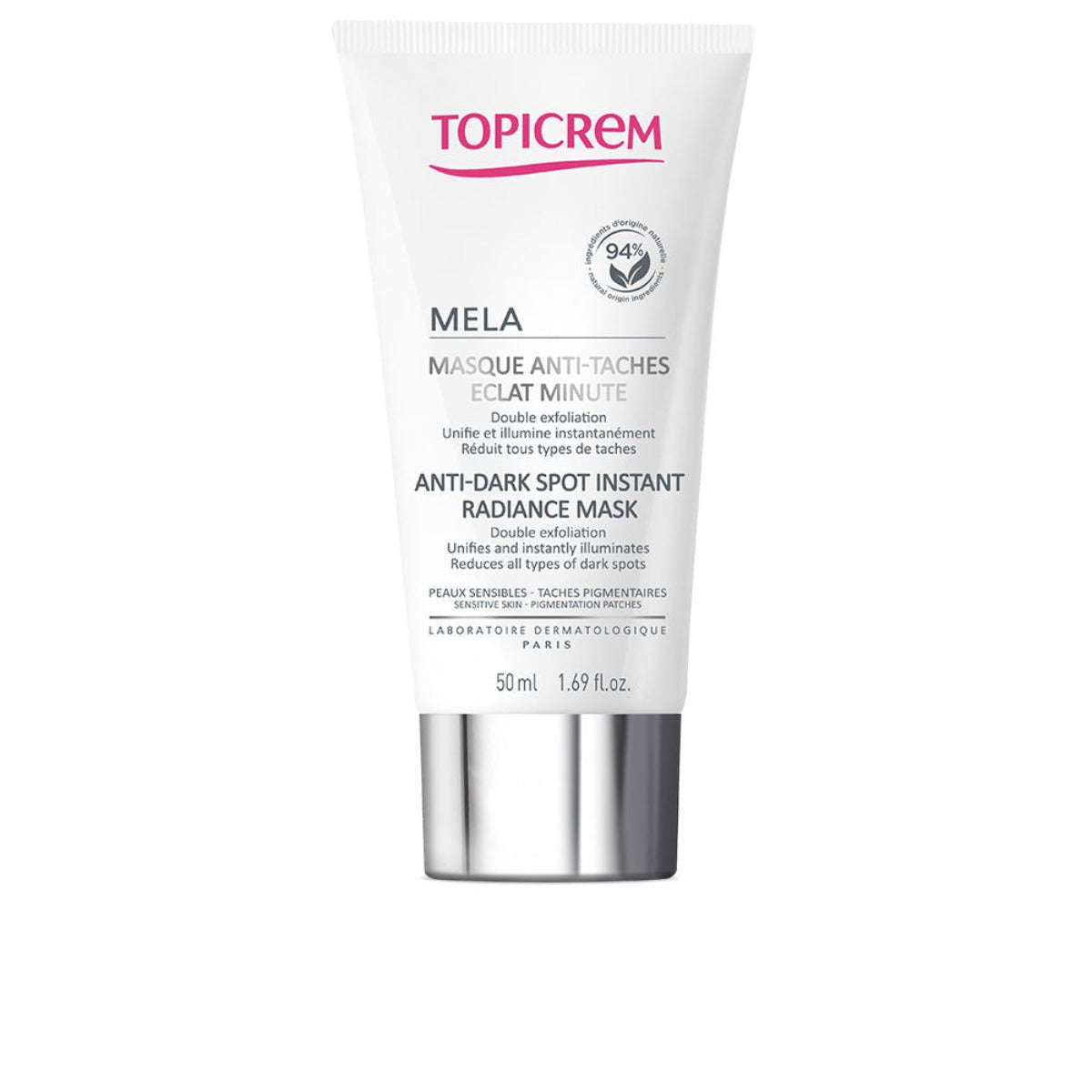 Topicrem Mela Anti-Dark Spot Instant Radiance Mask 50ml Gel-1
