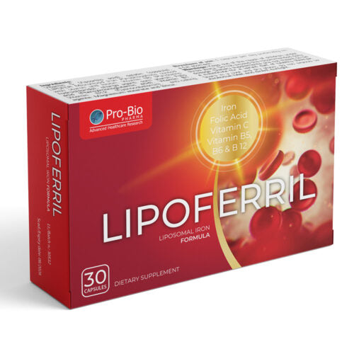 Lipoferril Liposomal Iron Supplement 30 Capsules Enhanced Absorption-1