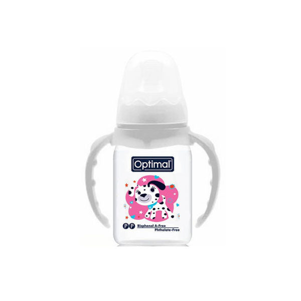 Optimal Slim Waist Bottle 140ml With Handle, Anti-Colic, BPA-Free-3