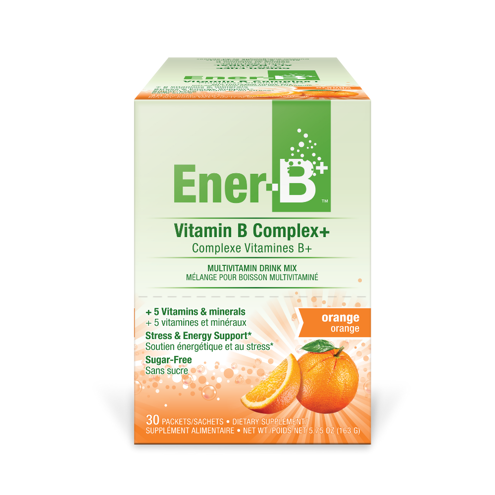Ener-B Vitamin B Complex+ Orange Effervescent Sachets 30 Pack-2