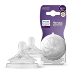 Philips Avent Natural Silicone Teats 0m+ Newborn Flow Pack Of 2-1