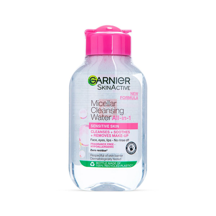 Garnier Micellar Cleansing Water 100ml For Sensitive Skin Makeup Remover-1