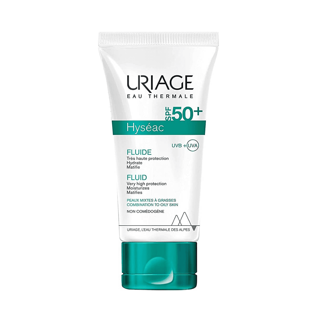 Uriage Hyseac Fluid SPF 50+ 50ml High Protection Sunscreen for Oily Skin-1