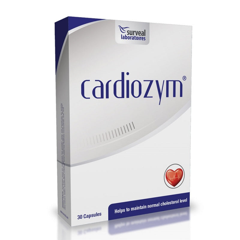Cardiozym 30 Capsules - Cholesterol Support Supplement With Red Yeast Rice-1