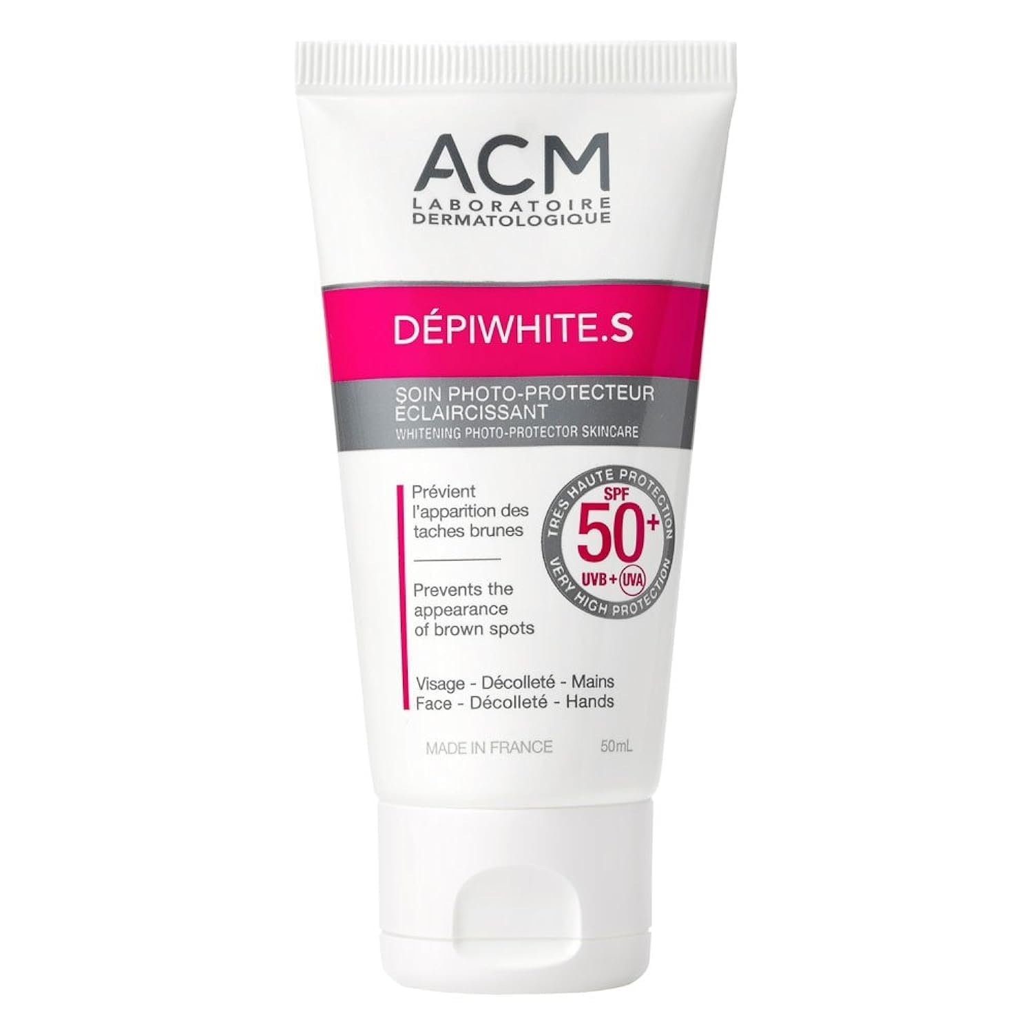 ACM Depiwhite S Sunscreen Cream SPF 50 Plus 50ml For Brown Spots-1