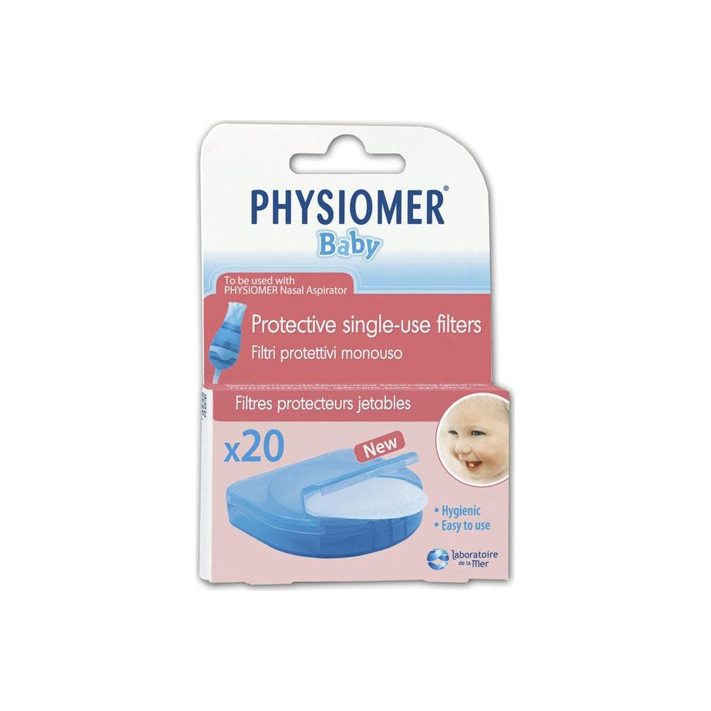 PHYSIOMER Baby Nasal Aspirator With 5 Protective Filters, BPA-Free Plastic-2