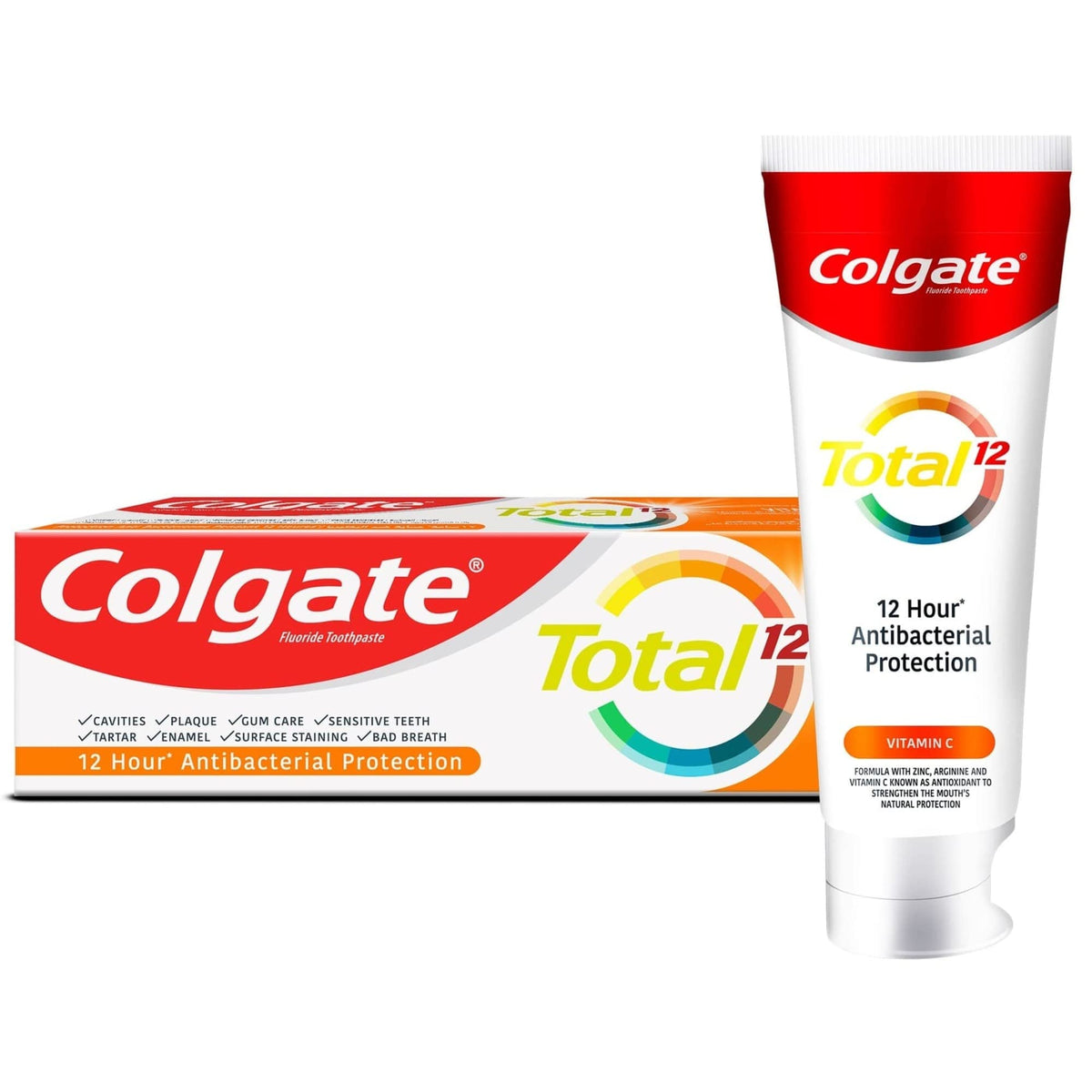 Colgate Total Vitamin C Toothpaste 75ml Mint Fluoride Oral Care-1