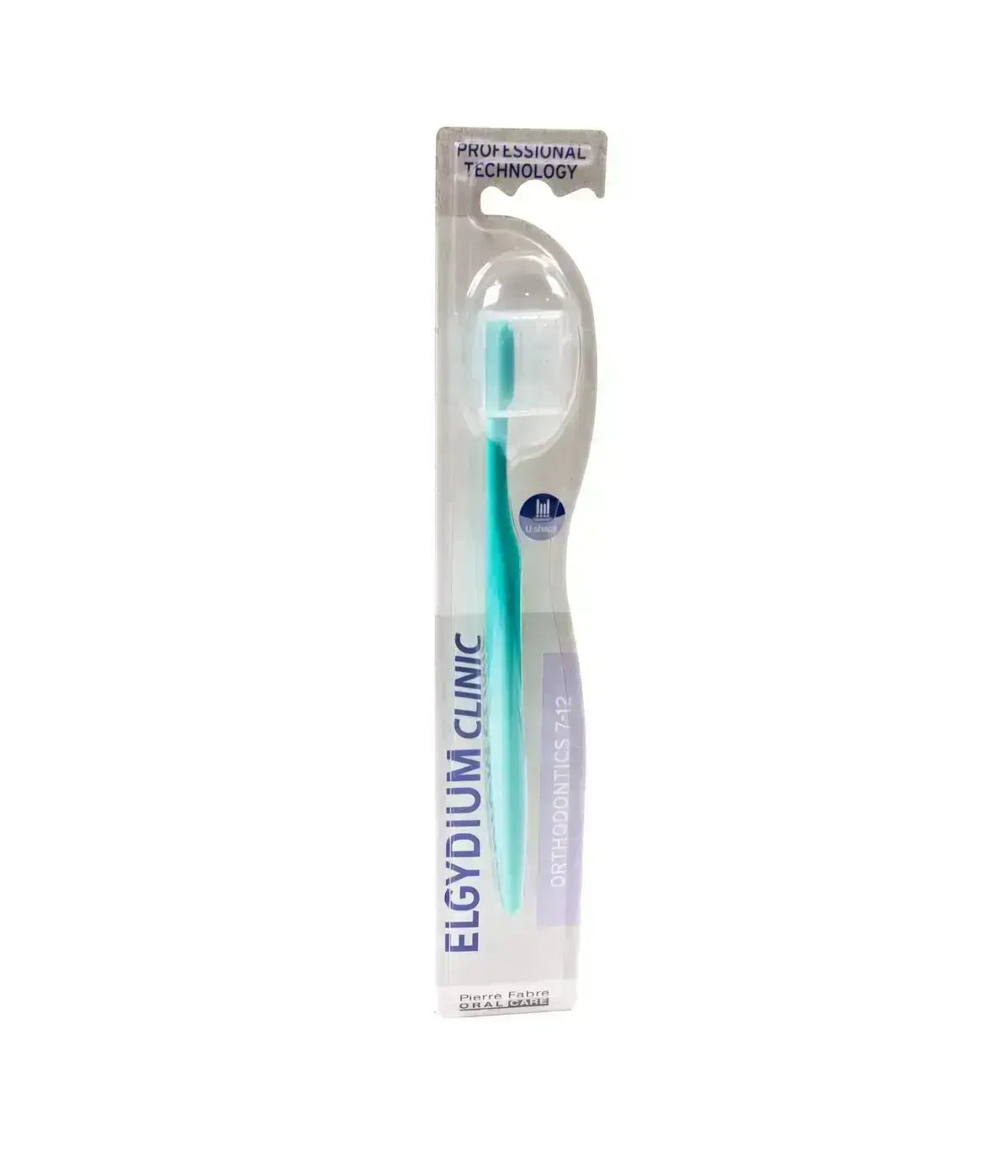 Elgydium Clinic Orthodontics Toothbrush For Ages 7-12, Soft Bristles, Small Head-2