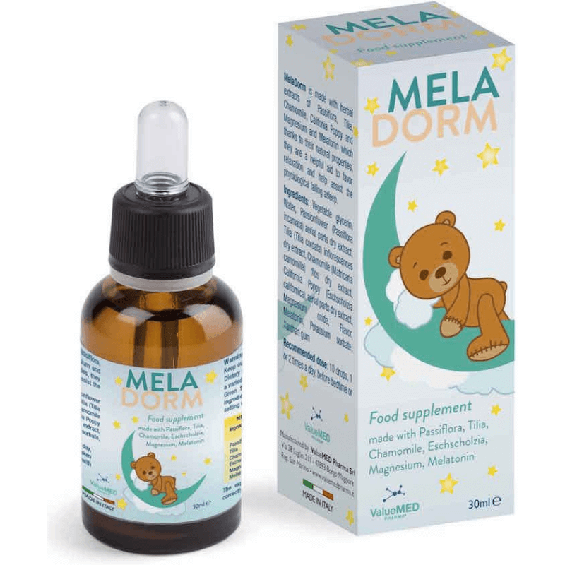 Meladorm 30 Ml Liquid Supplement With Melatonin And Herbal Extracts-2
