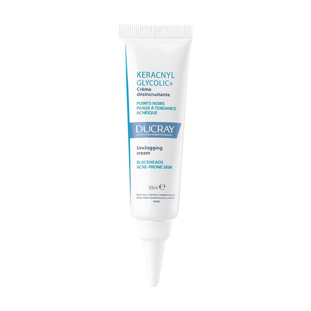 Ducray Keracnyl Glycolic+ Cleansing Cream 30 ml For Acne-Prone Skin-1