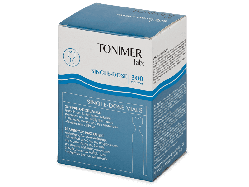Tonimer Single-Dose Vials 30 x 5 Ml Sterile Isotonic Seawater Solution-1