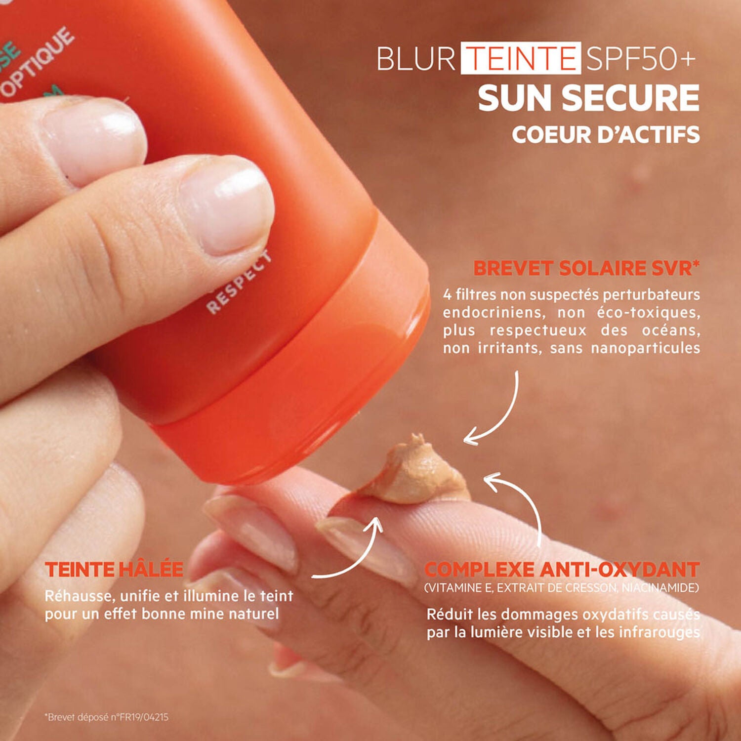 SVR Sun Secure Blur Teinté SPF50+ Tinted Mousse 50ml-2