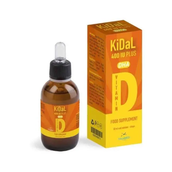 Kidal 400 IU Plus Vitamin D3 And DHA Supplement 50ml For Children-2