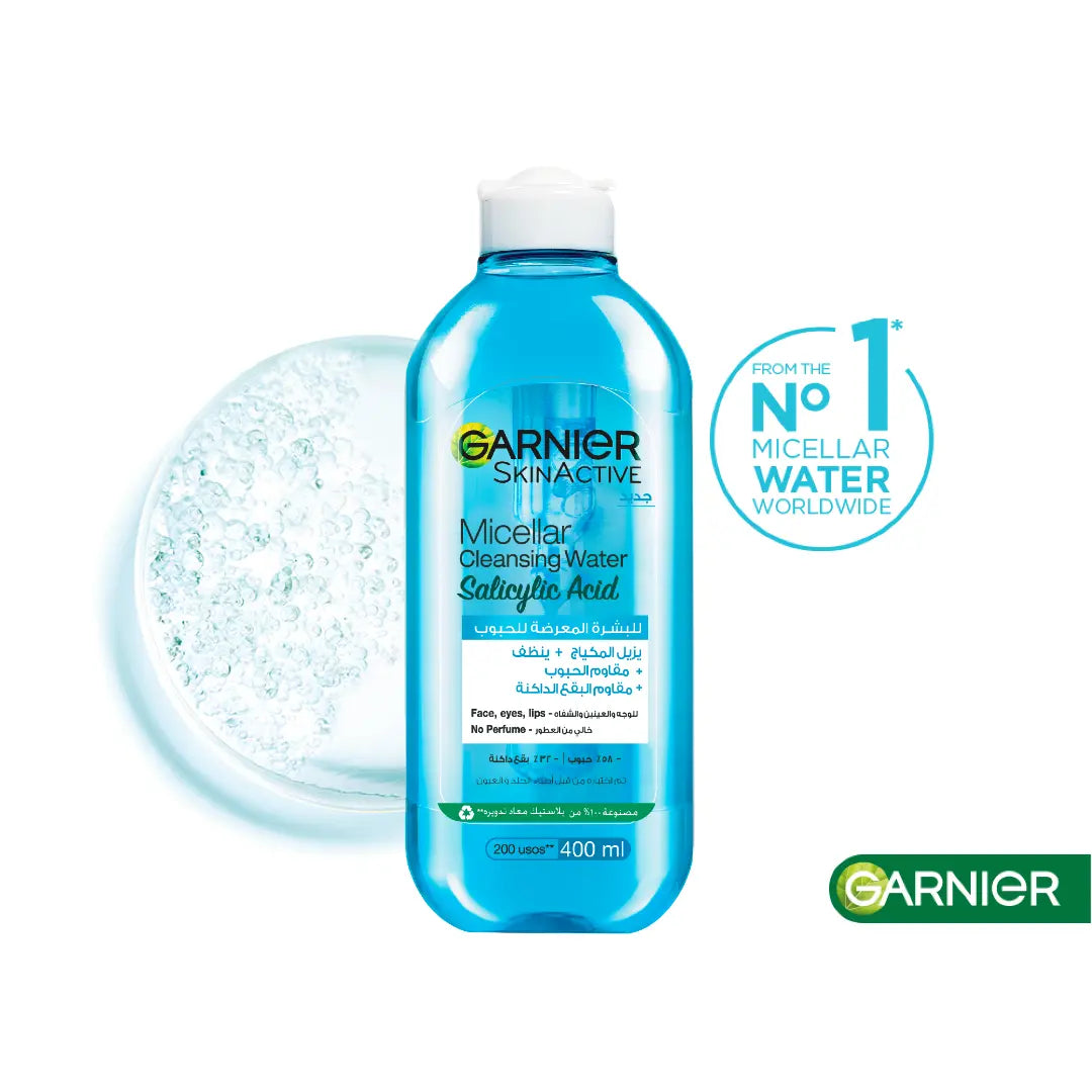 Garnier SkinActive Micellar Cleansing Water With Salicylic Acid 400ml-1