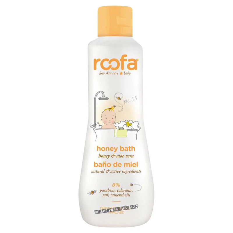 Roofa Honey Bath Gel 200ml With Aloe Vera For Sensitive Skin-1