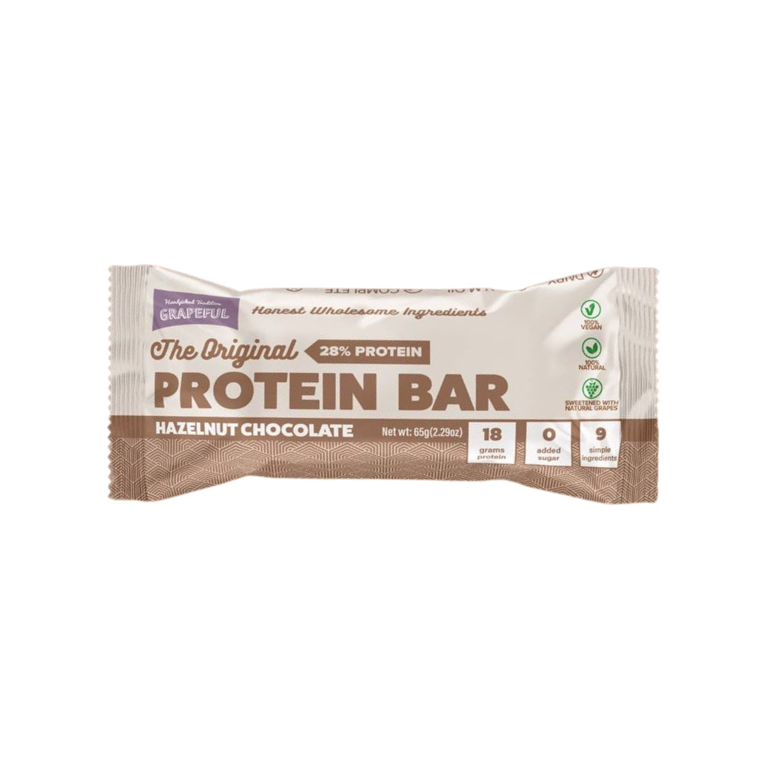 Grapeful Protein Bar Chocolate Hazelnut 65g Vegan Plant-Based Snack-2