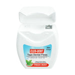 Cleo-Dent Tape Dental Floss 30M Fresh Mint Waxed Satin Ribbon-1
