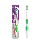 Cleo-Dent Flex Zone Soft Toothbrush With Flexible Neck And Tongue Cleaner-2