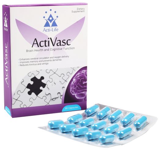 Activasc 30 Capsules Brain Health Supplement With Ginkgo Biloba-1