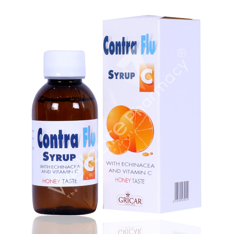 Contra Flu C Syrup 150ml - Vitamin C Supplement for Children-1