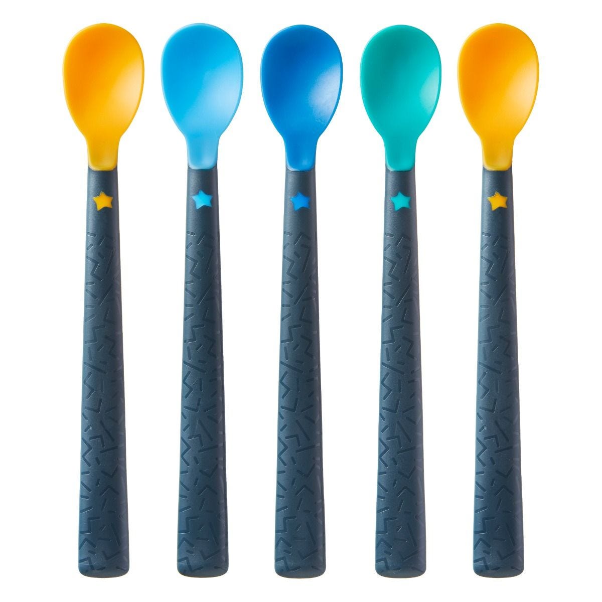 Tommee Tippee Softee Weaning Spoons Pack Of 5 Multicolored Baby Feeding Set-2