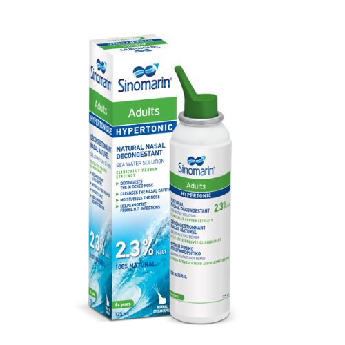 Sinomarin Adult Nasal Decongestant Spray 2.3% 125ml Natural Relief-2