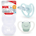 Nuk Signature Baby Dummy 0-6 Months Silicone Soother BPA-Free 2 Pack-1