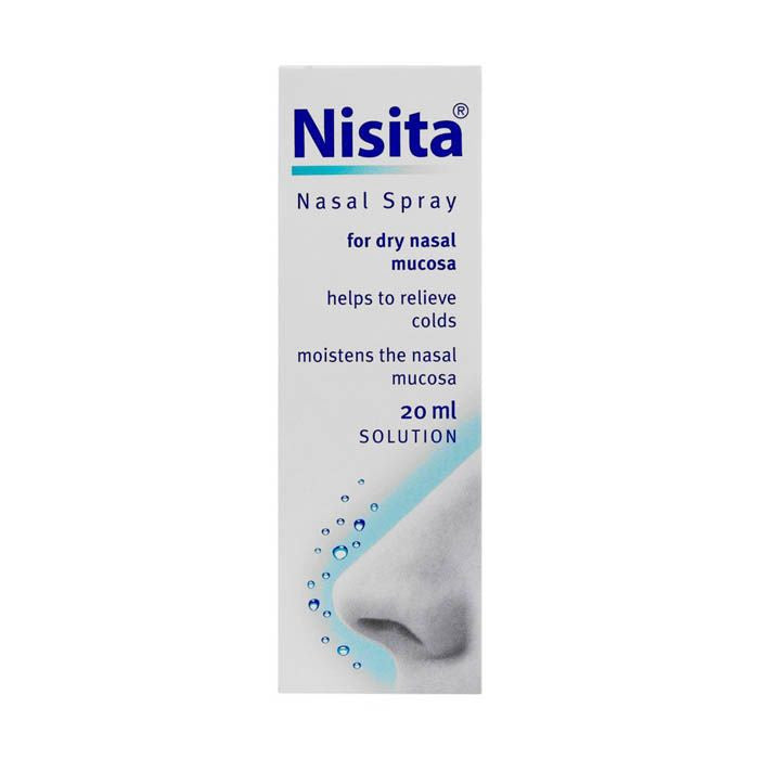 Nisita Nasal Spray 20ml - Moisturizing Nasal Solution for Dryness Relief-1