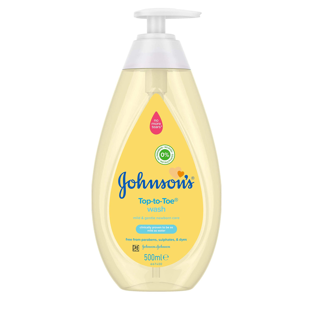 Johnson's Baby Top-To-Toe Wash 500ml Gentle Tear-Free Cleanser-1