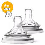 Philips Avent Natural 2.0 Silicone Teats 6m+ Fast Flow Bottle Nipples-2