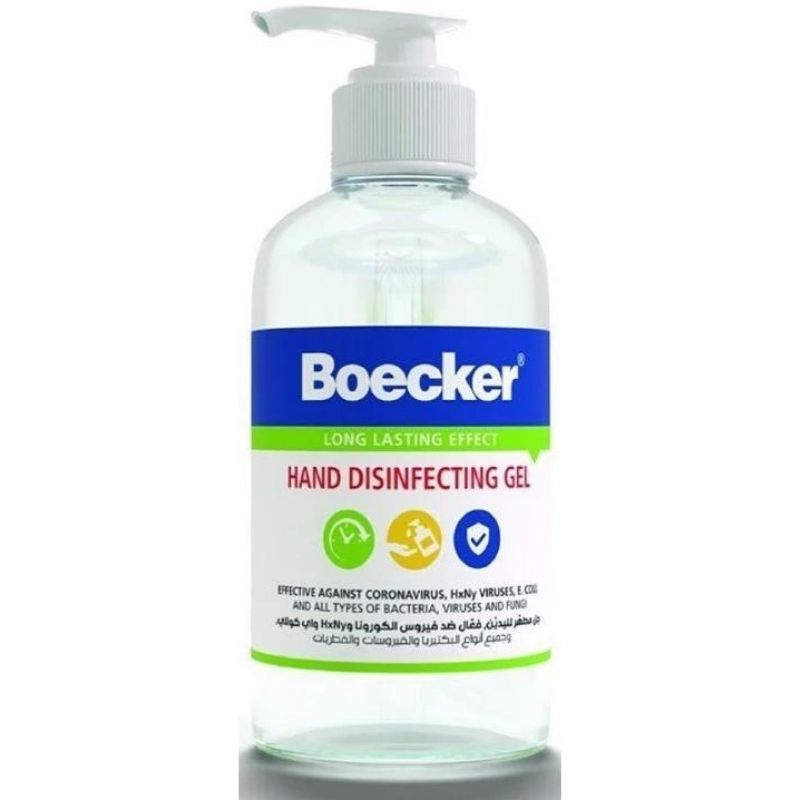 Boecker Hand Sanitizer Gel 500ml Antibacterial Long-Lasting Protection-1