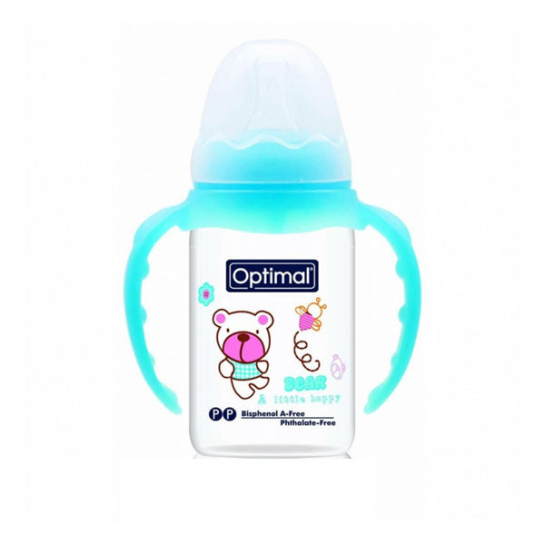 Optimal Slim Waist Bottle 140ml With Handle, Anti-Colic, BPA-Free-2