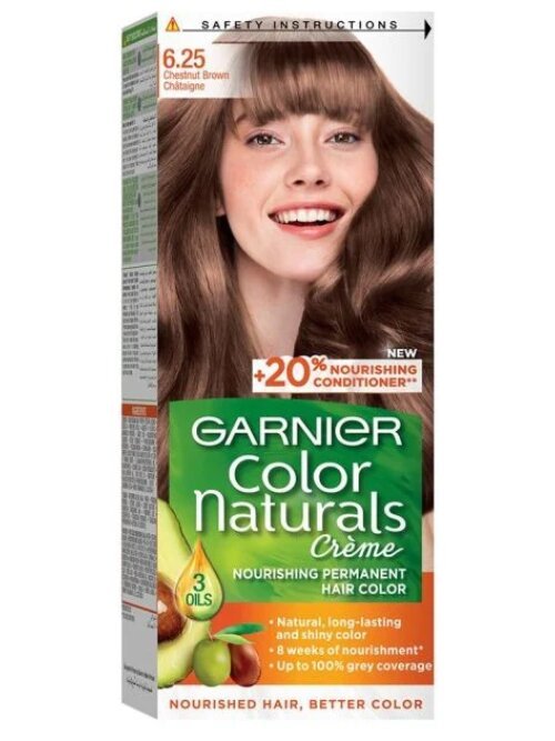 Garnier Color Naturals 6.25 Chestnut Brown Nourishing Hair Color-2