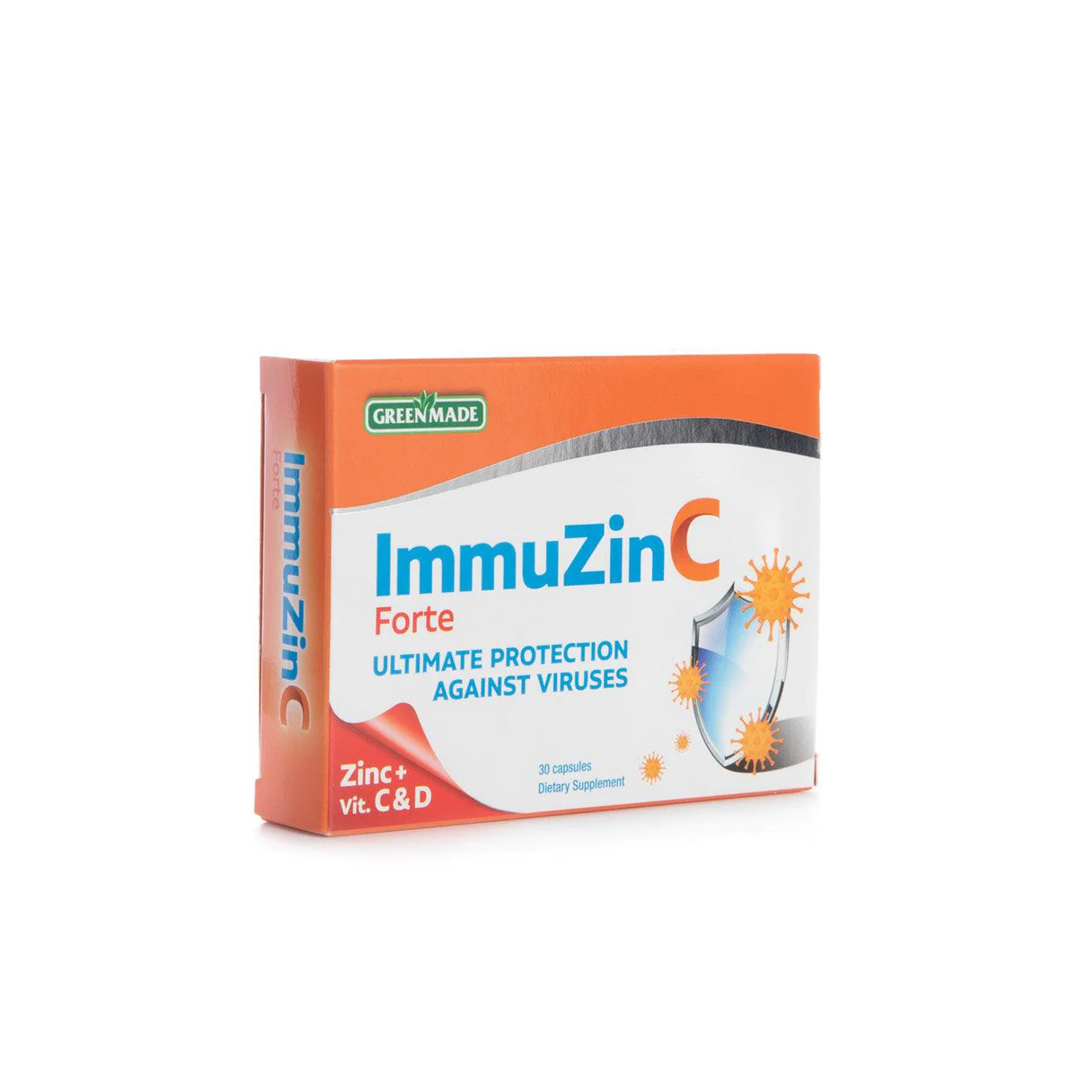 ImmuZinc Forte 30 Capsules Immune Support Supplement With Zinc, Vitamin C, D, Copper-2