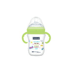 Optimal Wide Neck Feeding Bottle With Handle 300ml For Babies 6+ Months-1