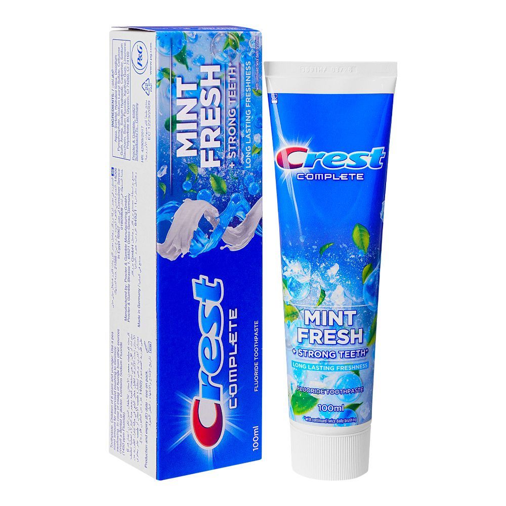 Crest Complete Toothpaste 100ml Mint Fresh Strong Teeth-1