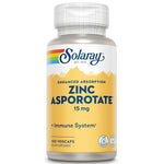 Solaray Zinc Asporotate 15 Mg 100 VegCaps Immune Support Supplement-1