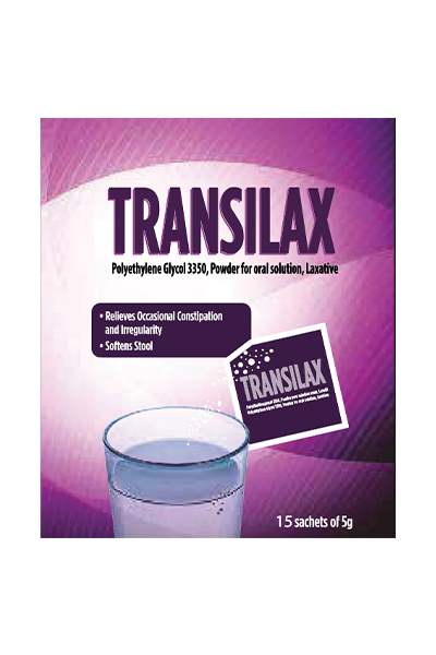 Transilax 15 Sachets Laxative Powder Solution With Electrolytes-1