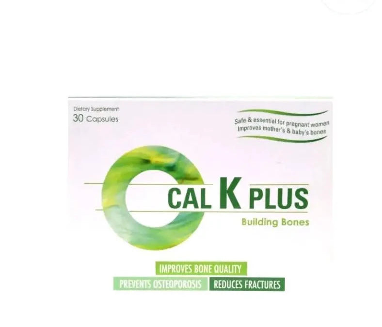 Cal K Plus 30 Capsules Bone Health Supplement With Calcium And Vitamin K-1